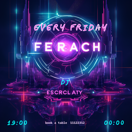 Friday party poster